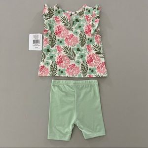 NEW Sterling Baby 2 Piece Floral Pant Set
